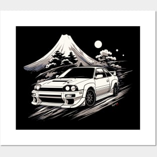 Pimped racing car mont Fujii Posters and Art